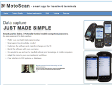 Tablet Screenshot of moto-scan.com
